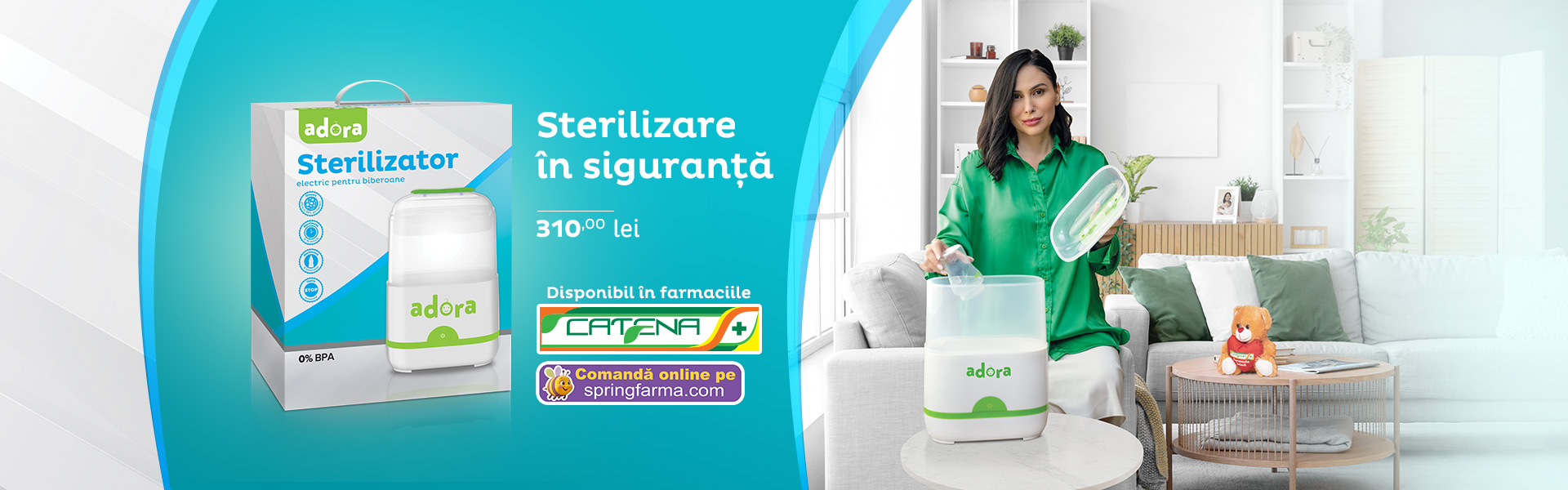 sterilizator biberoane Adora